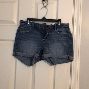 J crew dark wash jean shorts